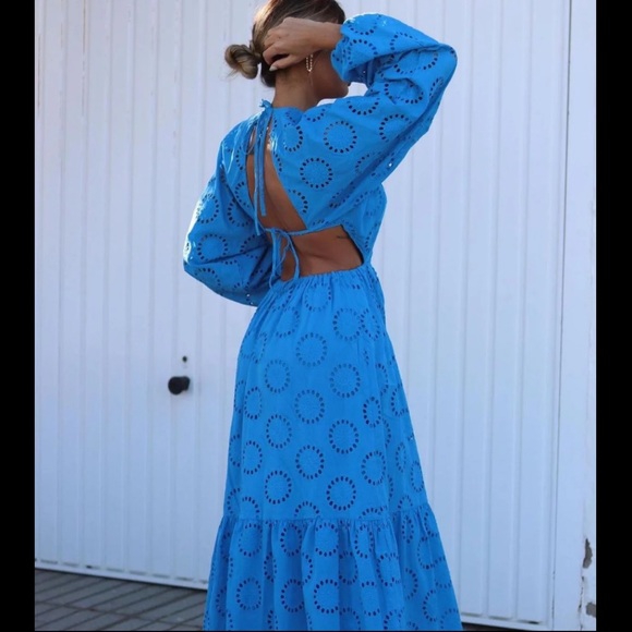 GORGEOUS ZARA Cutout Embroirdered Dress - Picture 10 of 10